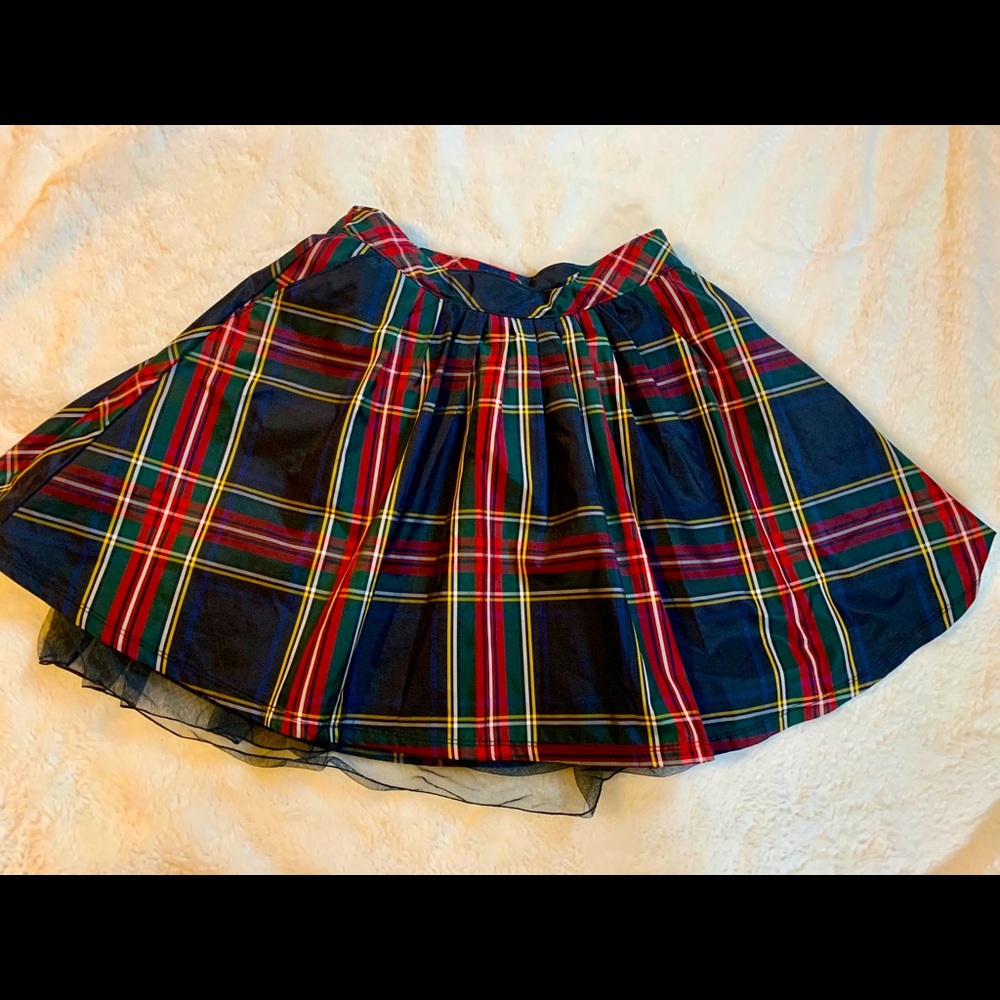 GAP Tartan Plaid Skirt Christmas Plaid
